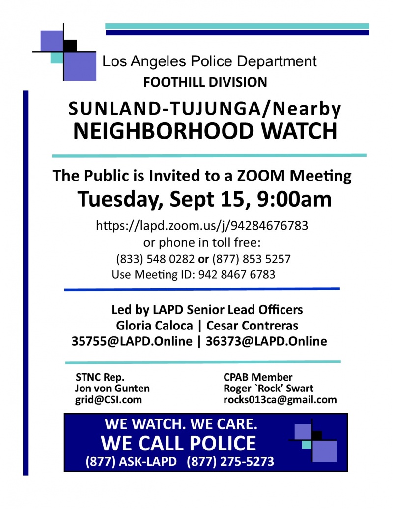 Sunland-Tujunga Community Council