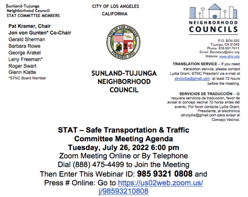 Sunland-Tujunga Community Council